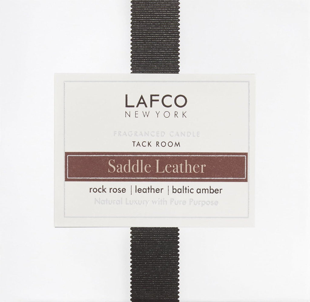 LAFCO New York House & Home Candle, Tack Room Saddle Leather - A Secret Admirer