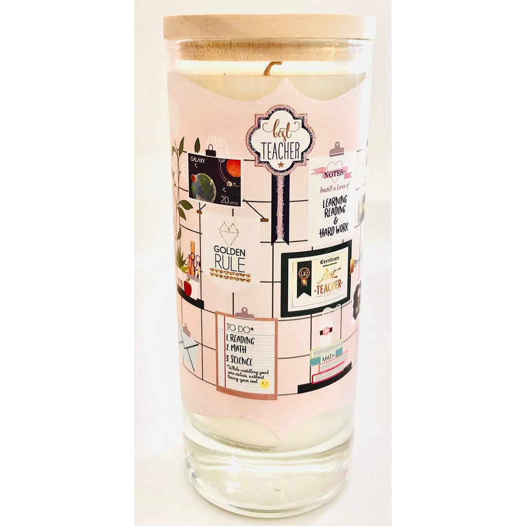 Love and Luck Teacher board Candle 7 Oz - A Secret Admirer