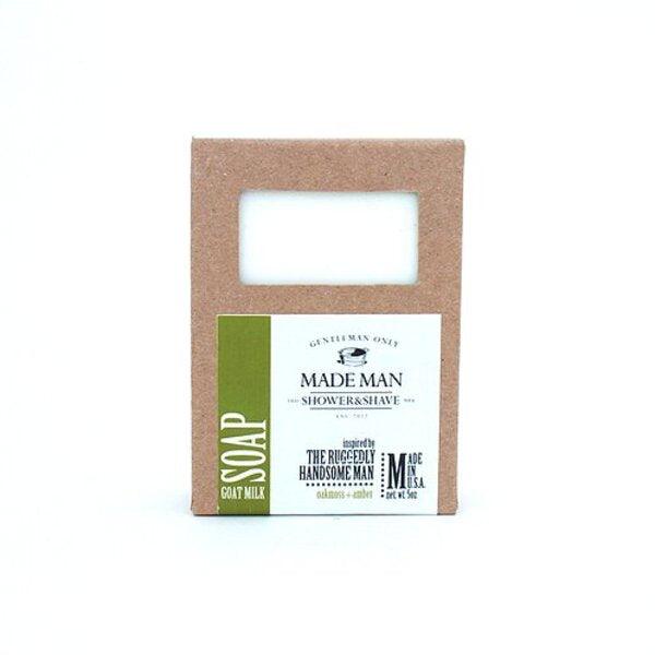 Made Man Oakmoss and Amber Bar Soap 5oz - A Secret Admirer