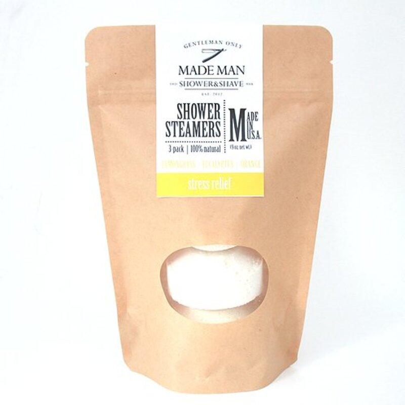 Made Man Stress Relief Shower Steamers 9oz - A Secret Admirer