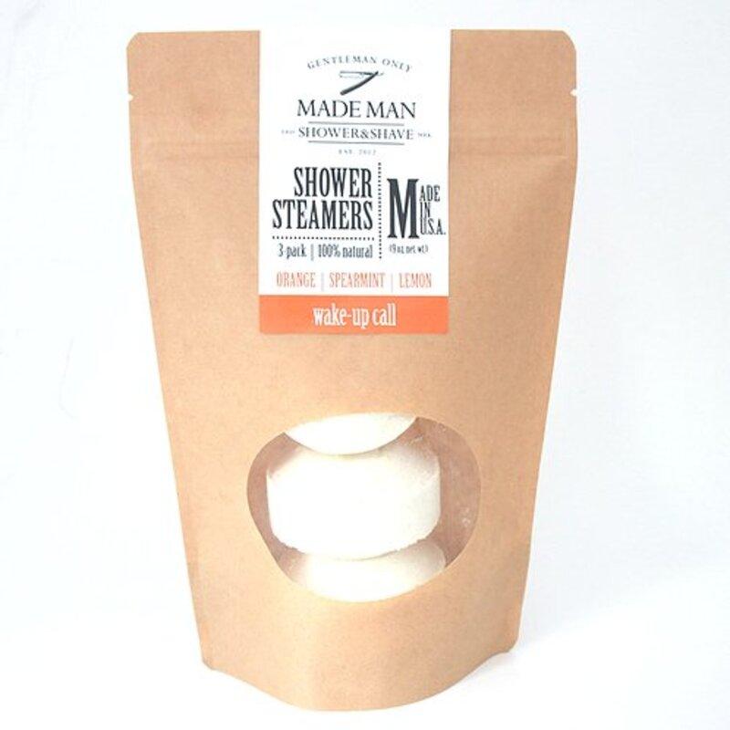 Made Man Wake Up Call Shower Steamers 9oz - A Secret Admirer