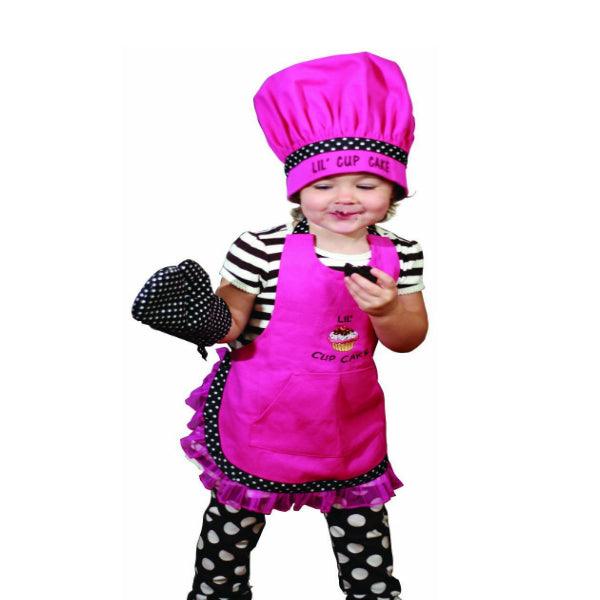 Manual Woodworkers Lil Cupcake Chef 3 - Piece Apron Set - A Secret Admirer