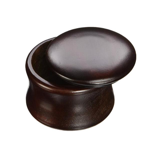 Mason Pearson Kingsley Shave Soap Bowl with Lid Dark Wood - A Secret Admirer