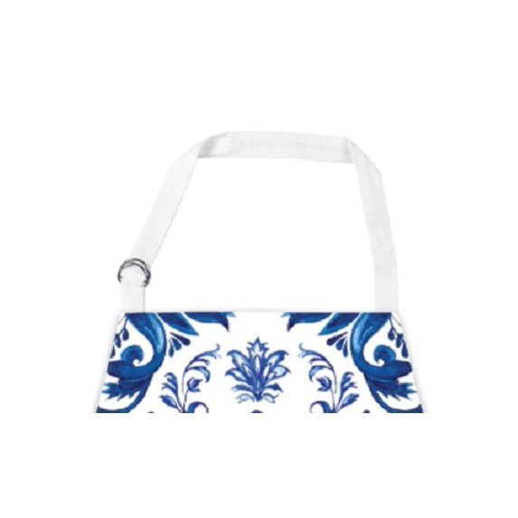 Michel Design Works Cotton Apron, Indigo Seas - A Secret Admirer