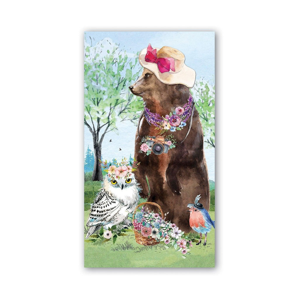Michel Design Works Garden Party Hostess Napkins - A Secret Admirer