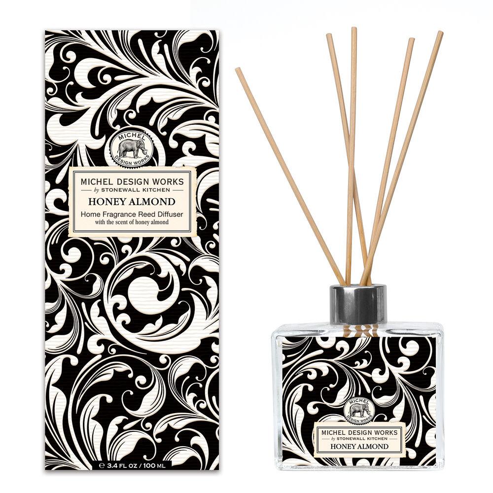 Michel Design Works Honey Almond Home Fragrance Reed Diffuser - A Secret Admirer