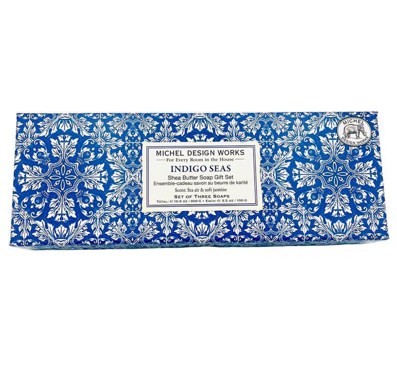 Michel Design Works Indigo Seas Soap Gift Set - A Secret Admirer