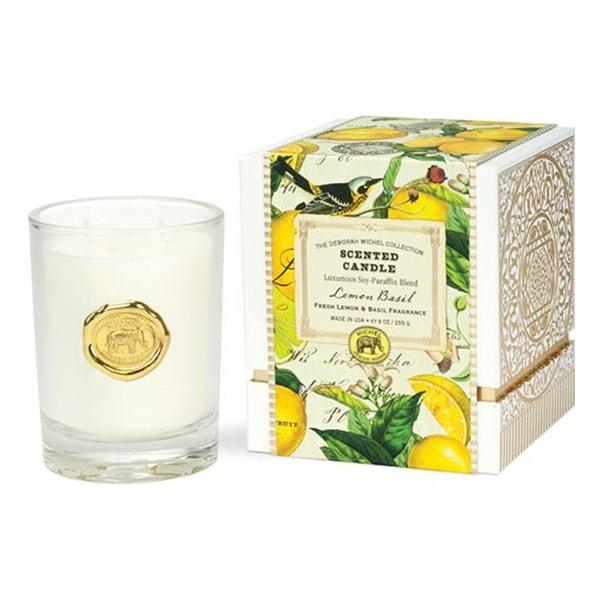 Michel Design Works Lemon Basil Candle 9oz - A Secret Admirer
