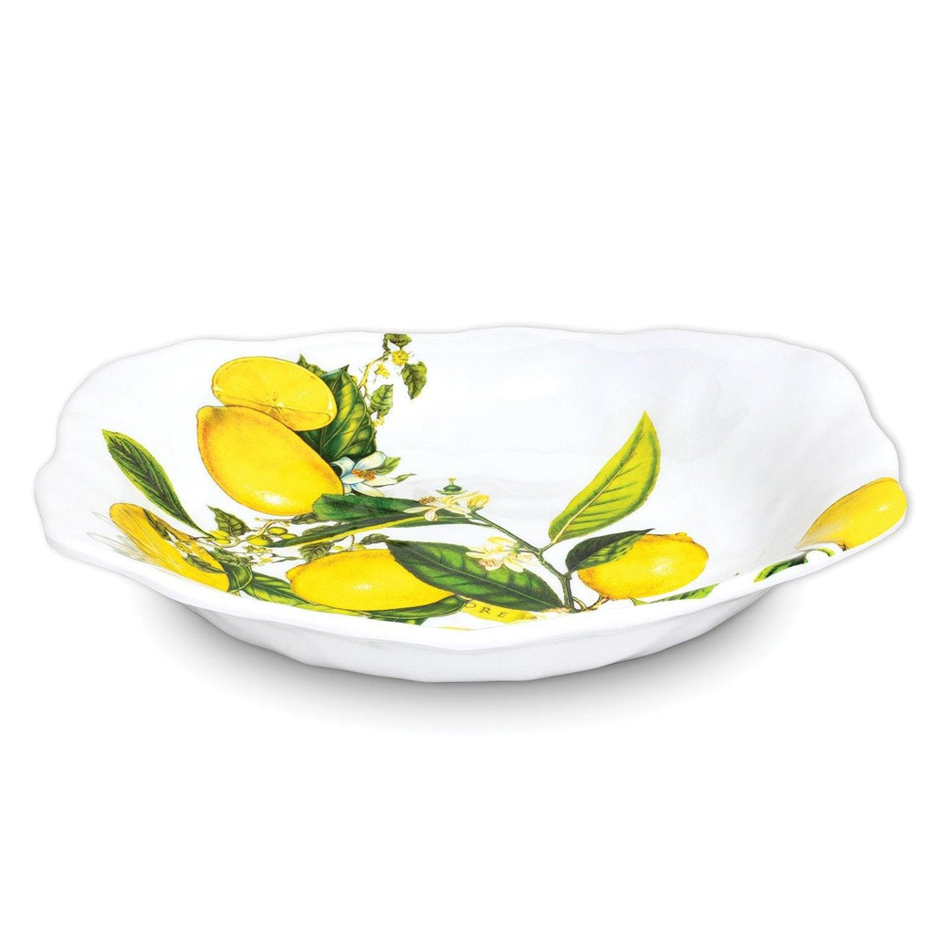 Michel Design Works Lemon Basil Melamine Serveware Pasta Bowl - A Secret Admirer