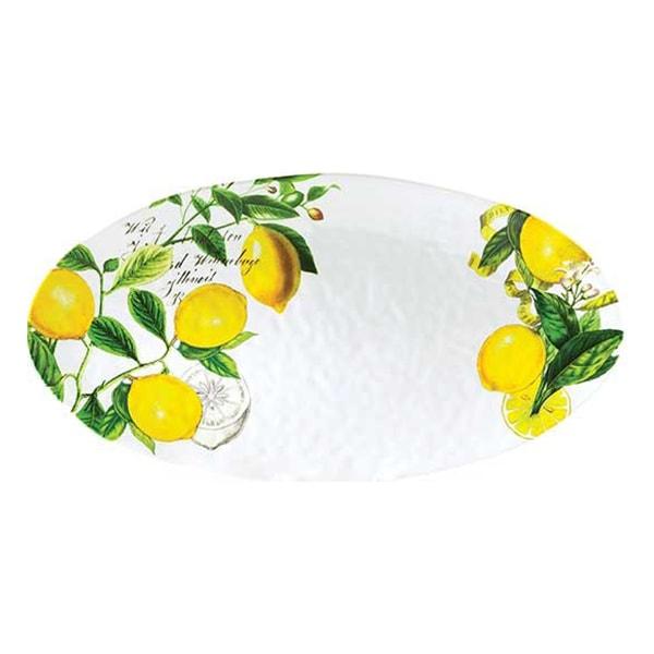 Michel Design Works Lemon Basil Oval Serveware Platter - A Secret Admirer