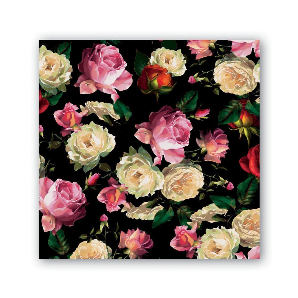 Michel Design Works Luncheon Napkins Midnight Rose - A Secret Admirer