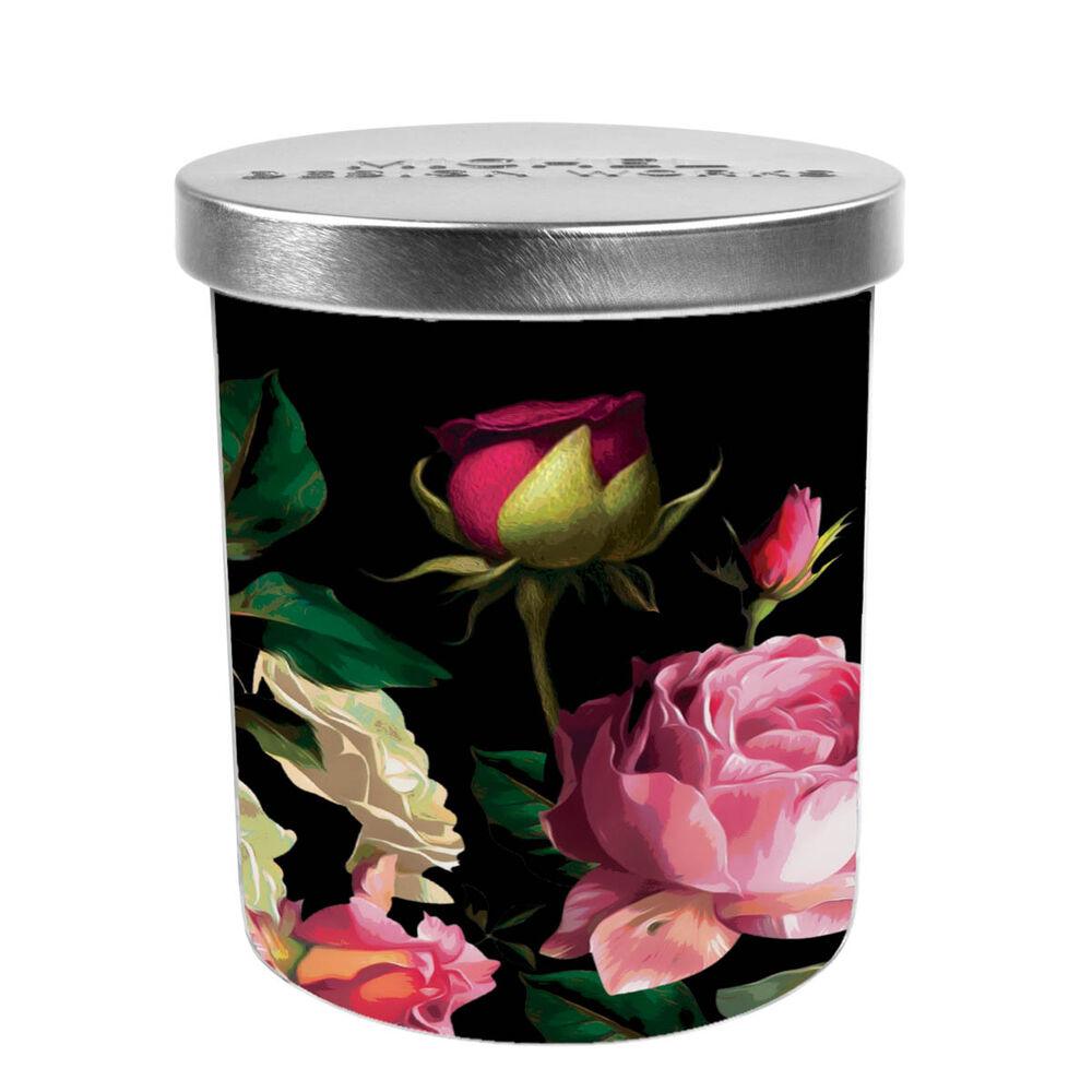 Michel Design Works Midnight Rose Decorative Glass Candle - A Secret Admirer
