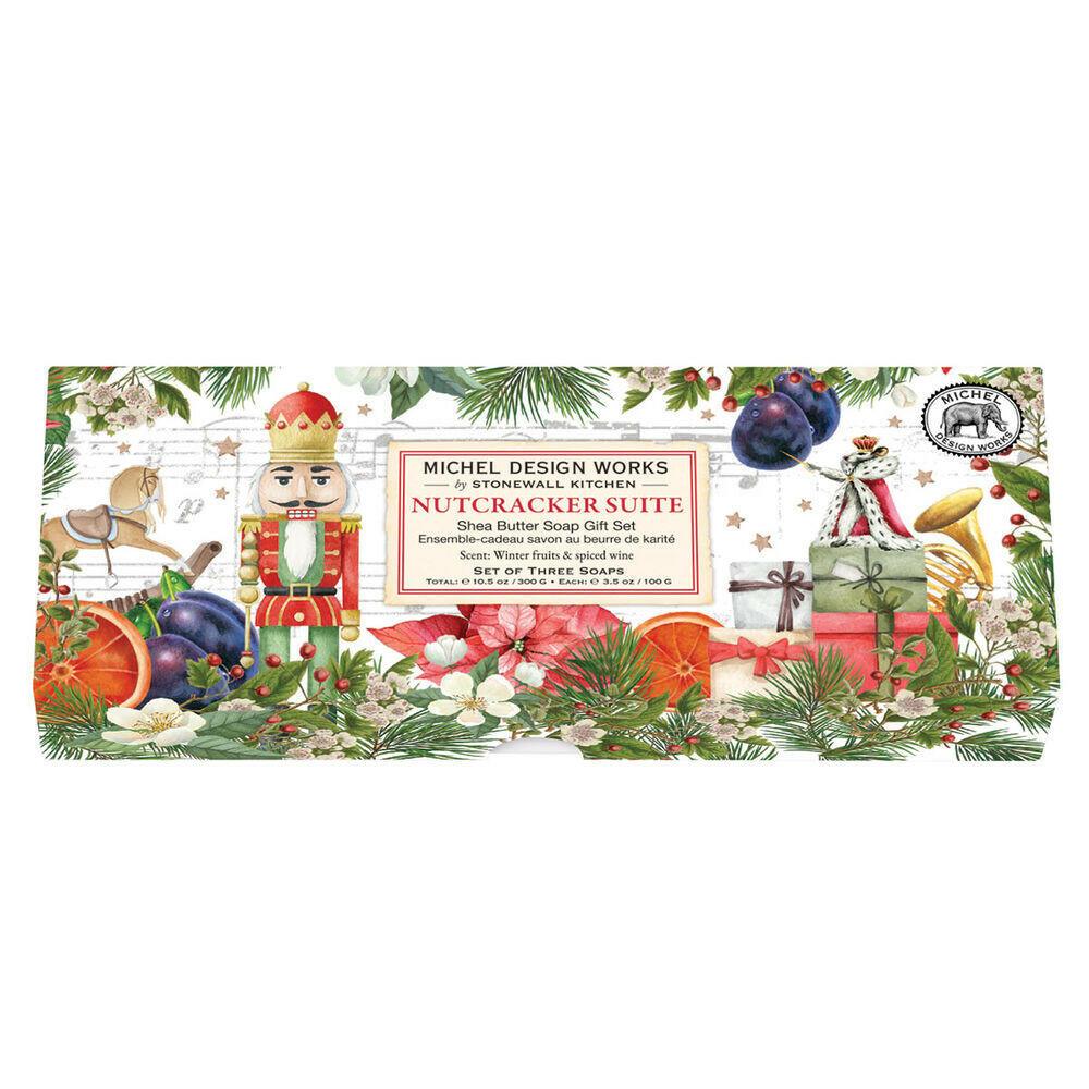 Michel Design Works Nutcracker Suite Shea Butter Soap Gift Set - A Secret Admirer