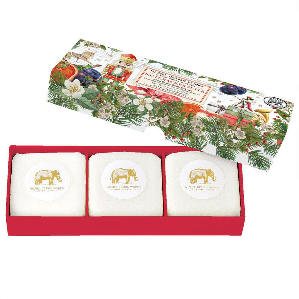 Michel Design Works Nutcracker Suite Shea Butter Soap Gift Set - A Secret Admirer
