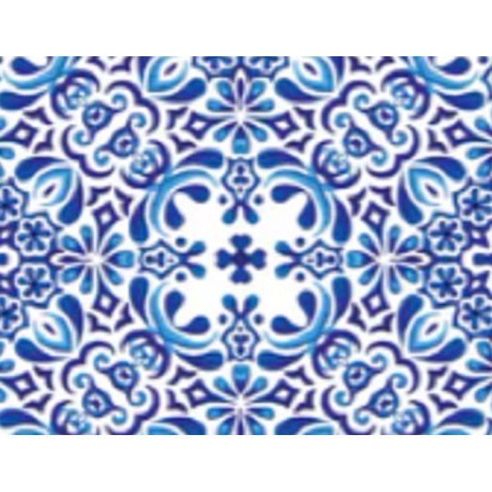 Michel Design Works Paper Luncheon Napkins, Indigo Seas - A Secret Admirer