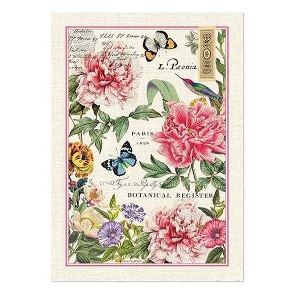 Michel Design Works Peony Kitchen Towel - A Secret Admirer