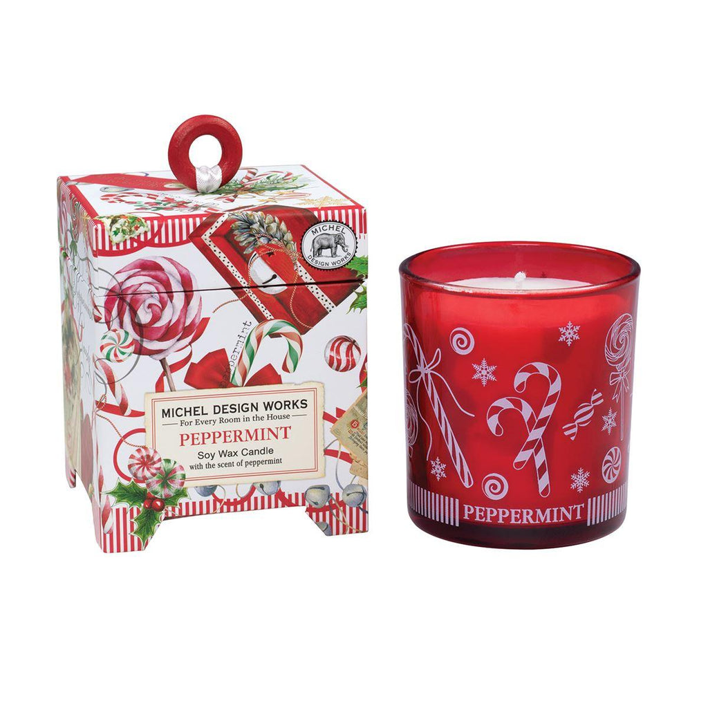 Michel Design Works Peppermint 6.5 oz. Soy Wax Candle - A Secret Admirer