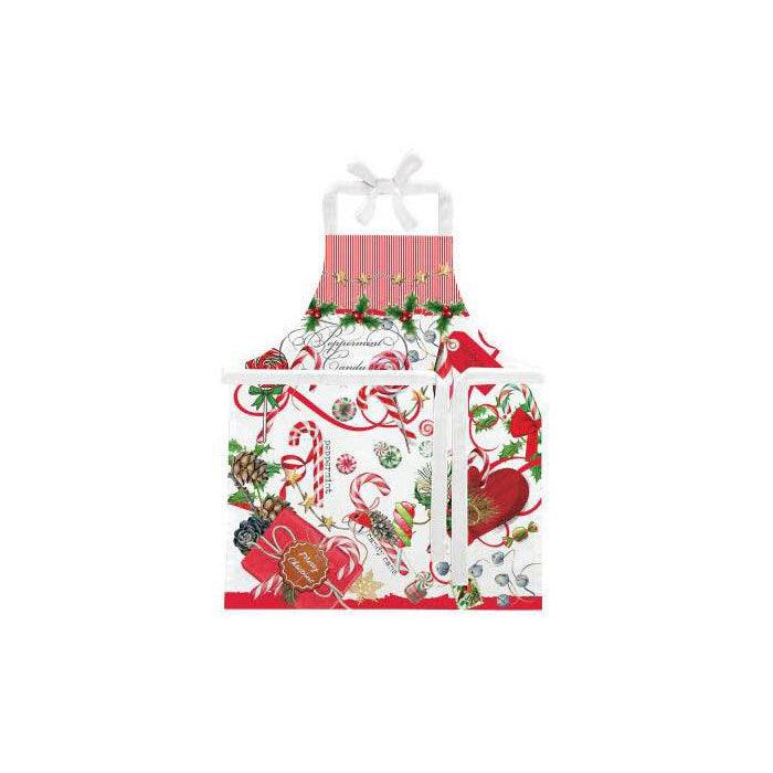 Michel Design Works Peppermint Child's Apron - A Secret Admirer