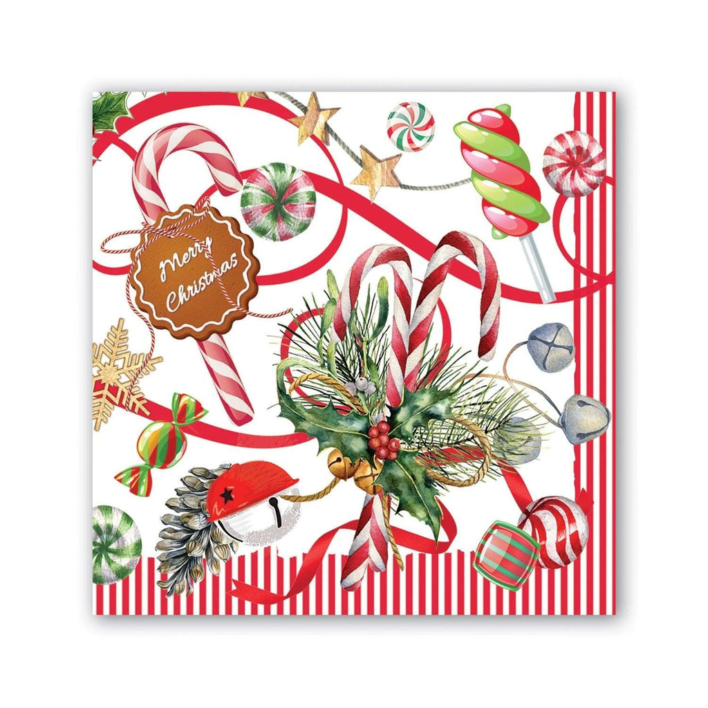 Michel Design Works Peppermint Cocktail Napkin - A Secret Admirer