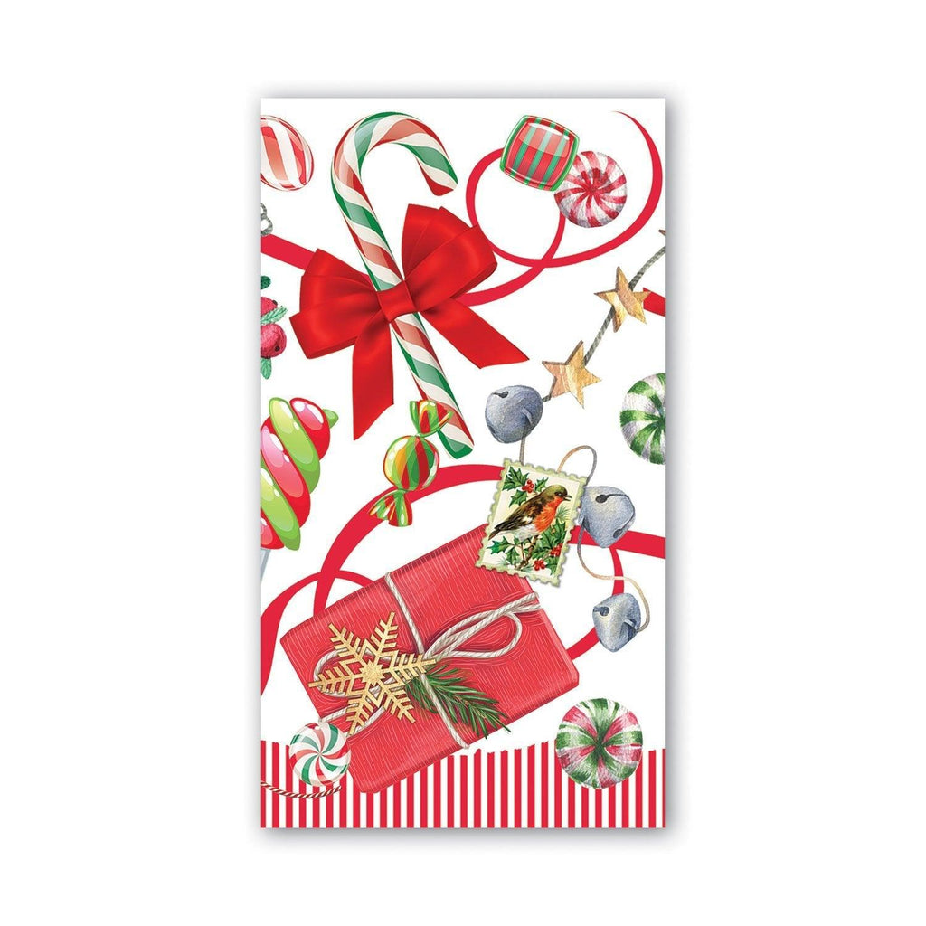 Michel Design Works Peppermint Hostess Napkin - A Secret Admirer
