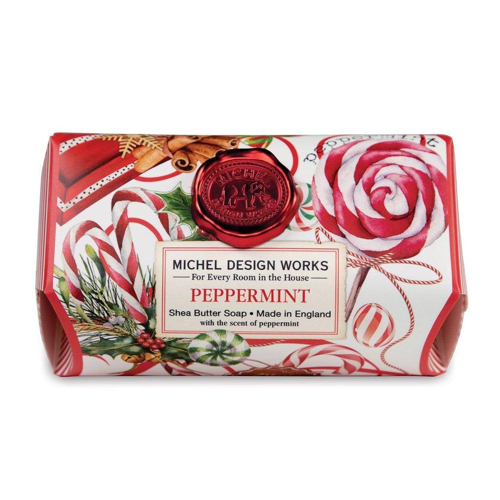 Michel Design Works Peppermint Large Bath Soap Bar - A Secret Admirer