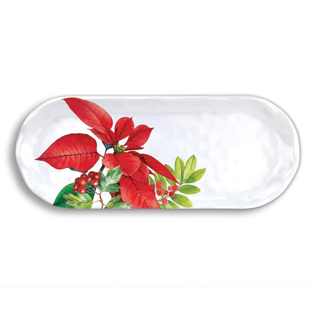 Michel Design Works Poinsettia Melamine Serveware Accent Tray - A Secret Admirer