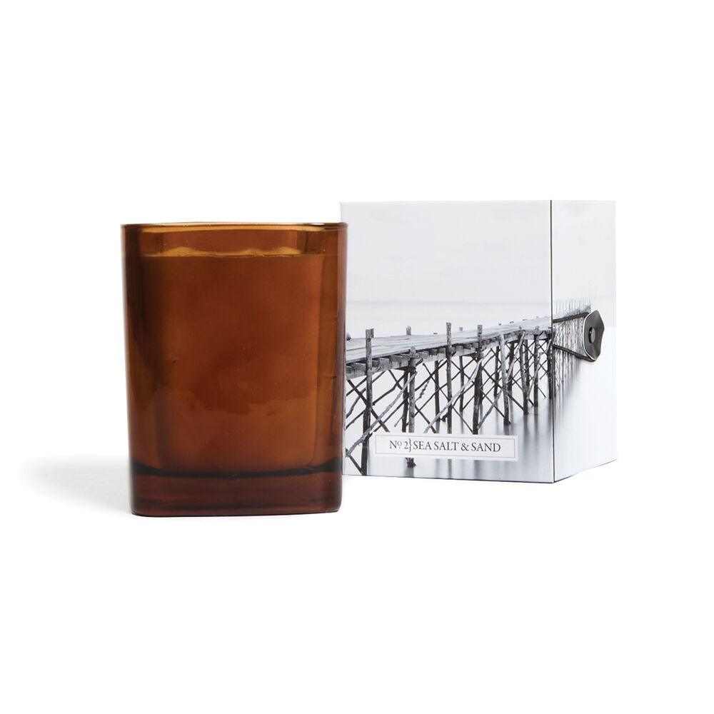Michel Design Works Sea Salt & Sand Square Amber Candle - A Secret Admirer