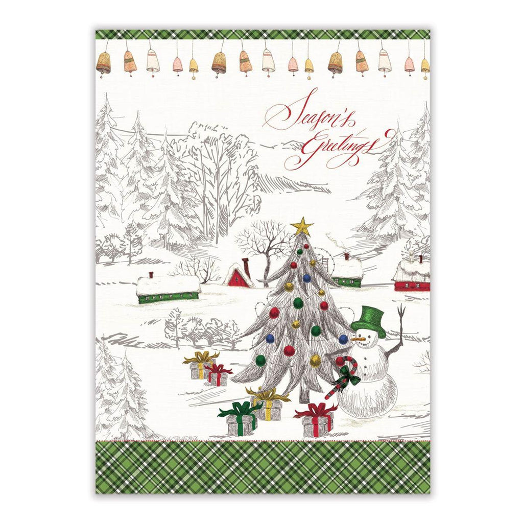 Michel Design Works Season's Greetings Kitchen Towel - A Secret Admirer