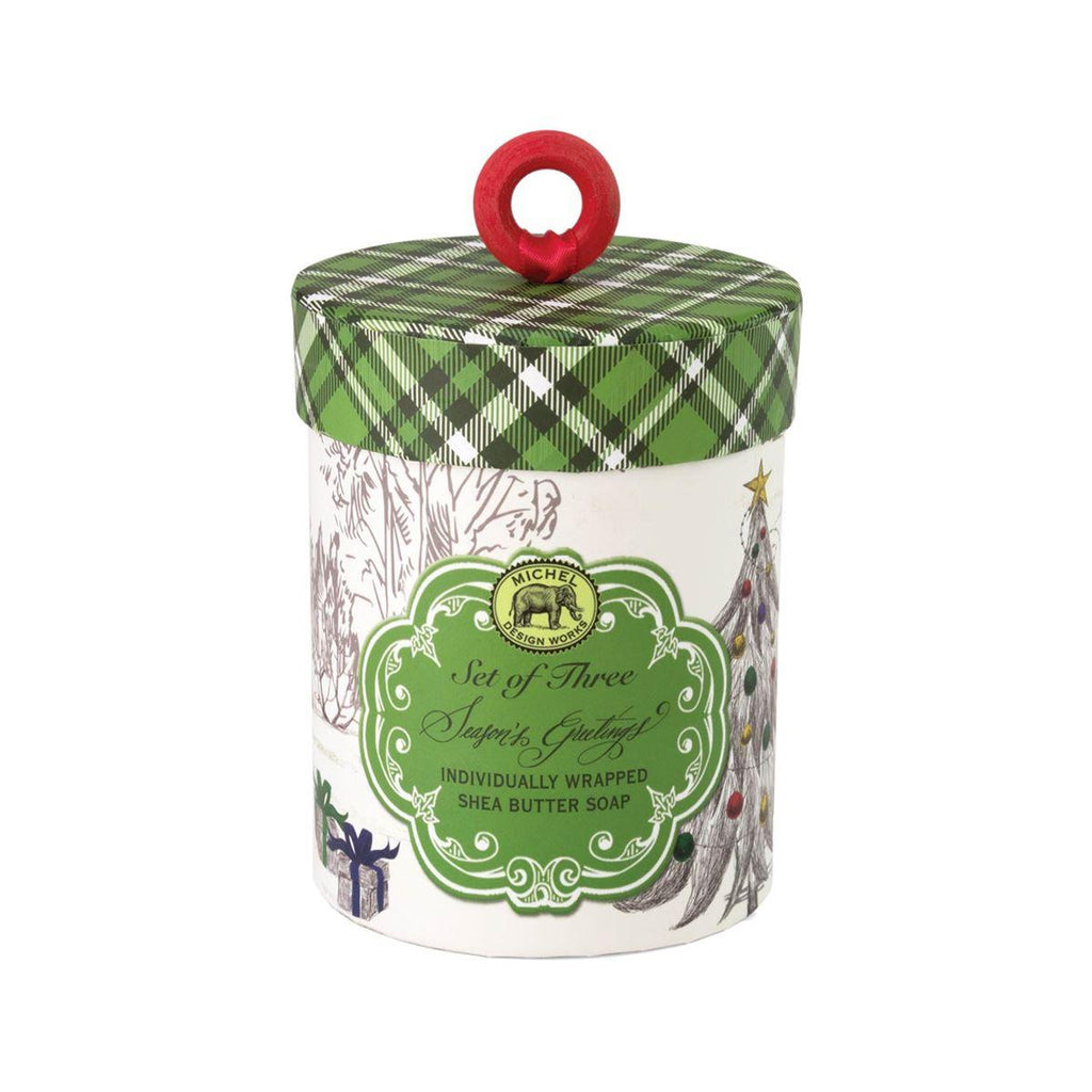 Michel Design Works Season's Greetings Triple Soap Set 11.4oz - A Secret Admirer