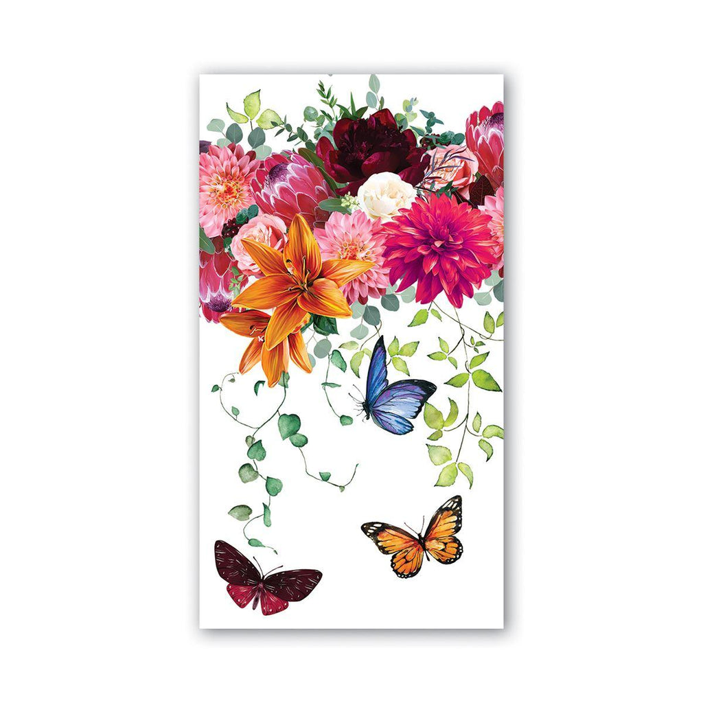 Michel Design Works Sweet Floral Melody Hostess Napkin - A Secret Admirer