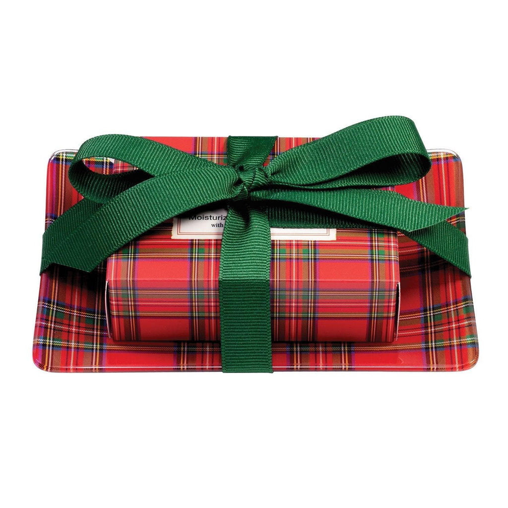 Michel Design Works Tartan Gift Soap Set - A Secret Admirer