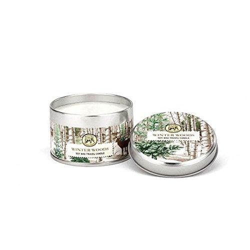 Michel Design Works Winter Woods Travel Candle 4oz - A Secret Admirer