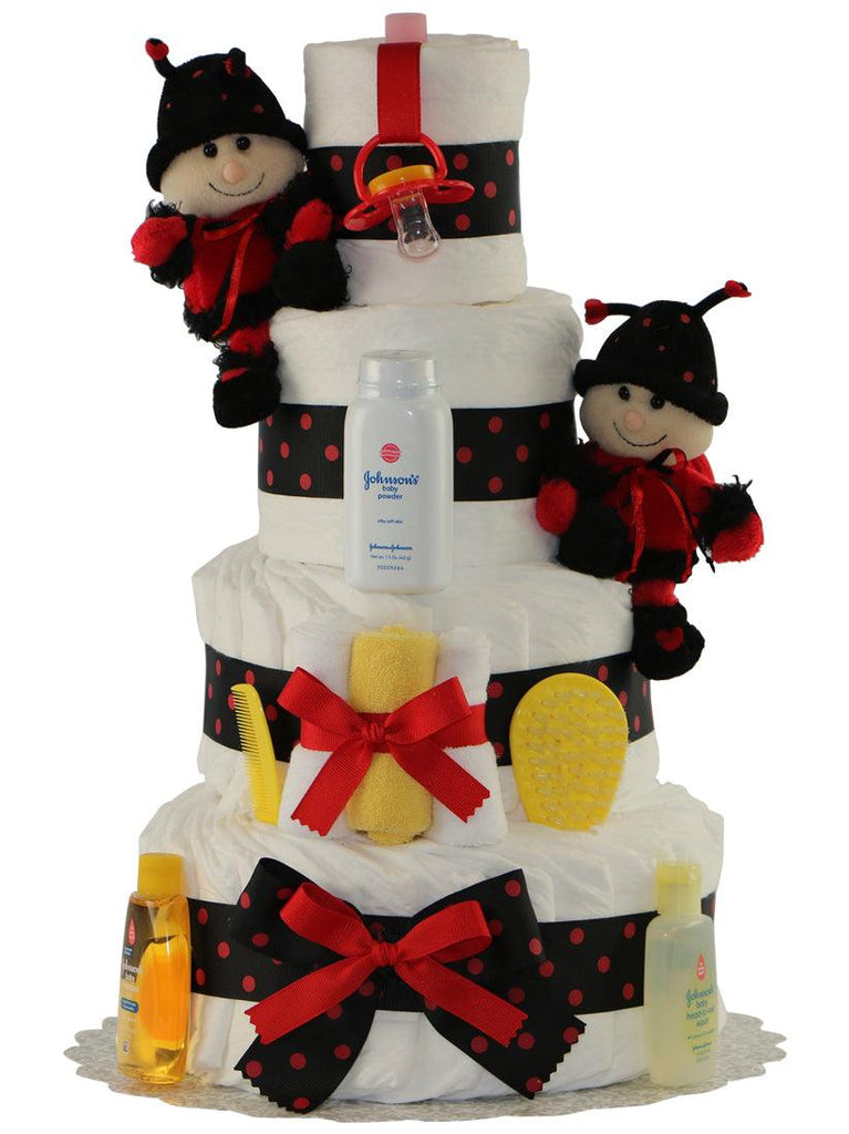Mini Lady Bug 4 Tiers - A Secret Admirer