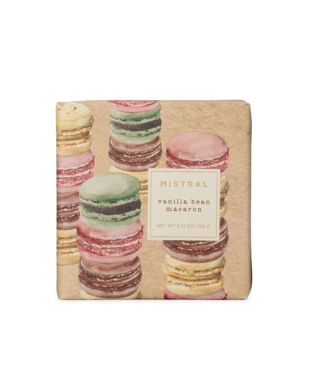 Mistral Holiday Vanilla Bean Macaron Square Bar Soap 3.14oz - A Secret Admirer