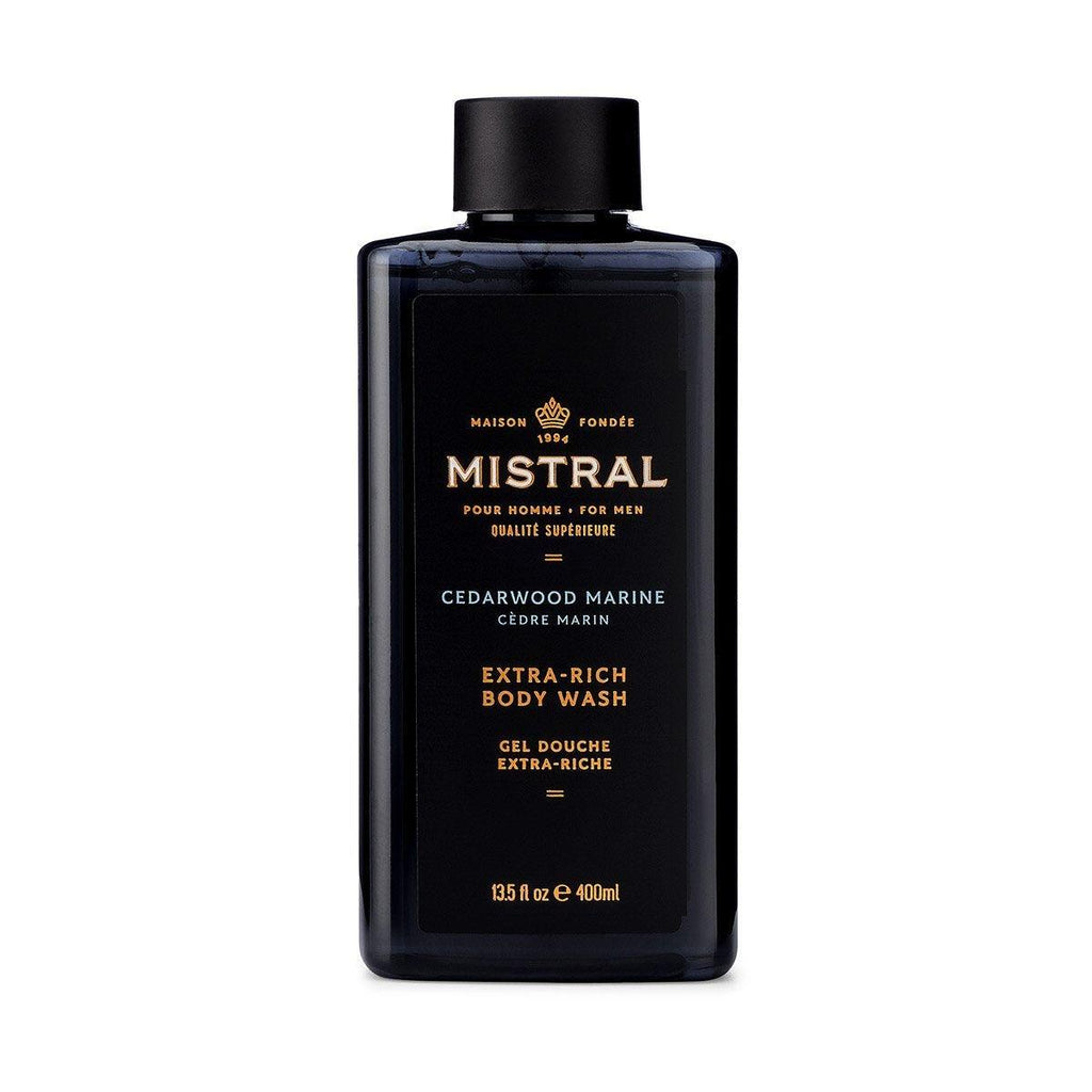 Mistral Mens Cedarwood Marine Body Wash 13.5oz - A Secret Admirer