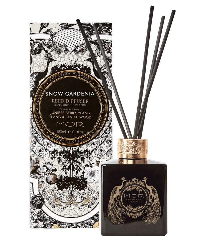 MOR Emporium Classics Snow Gardenia Reed Diffuser Set 180 ml - A Secret Admirer