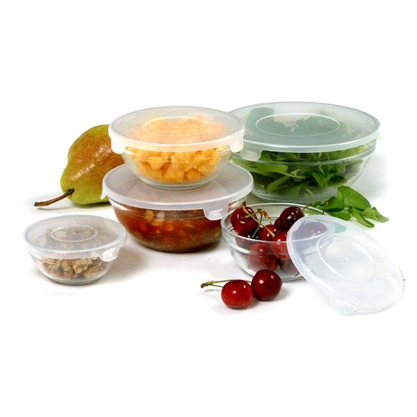 Norpro 10Piece Glass Bowl Set W/Lids 1018 - A Secret Admirer