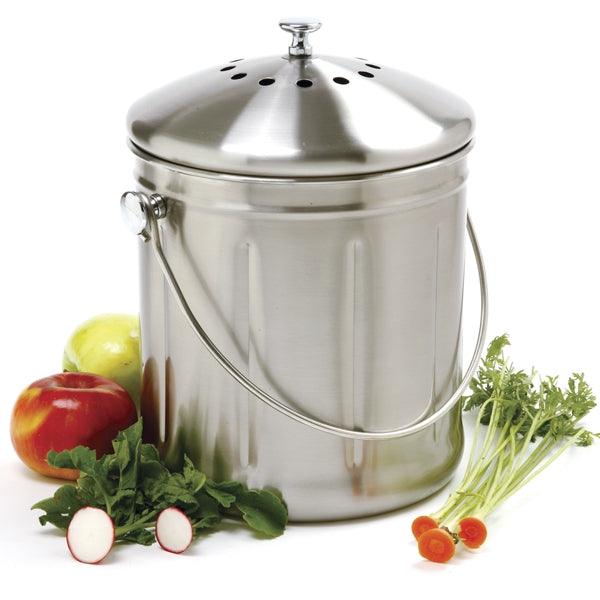Norpro 1.5G Jumbo Stainless Steel Compost Keeper 84 - A Secret Admirer