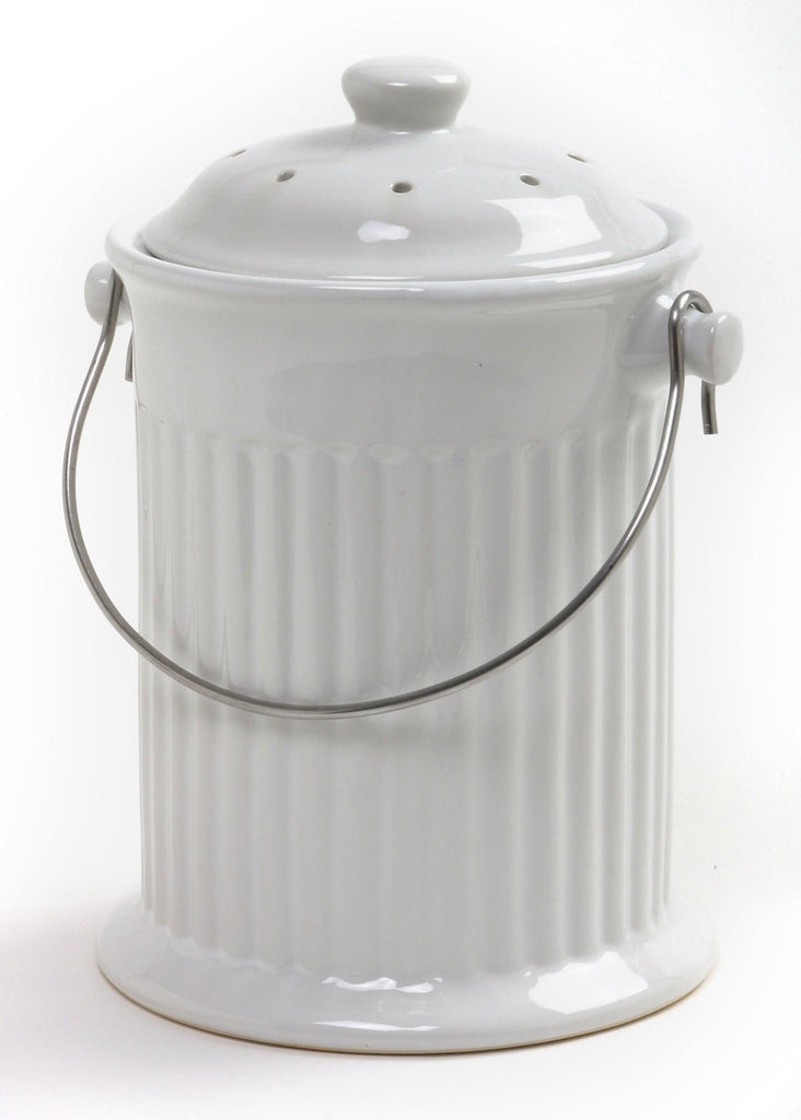 Norpro 1G Ceramic Compost Crock, White 93 - A Secret Admirer