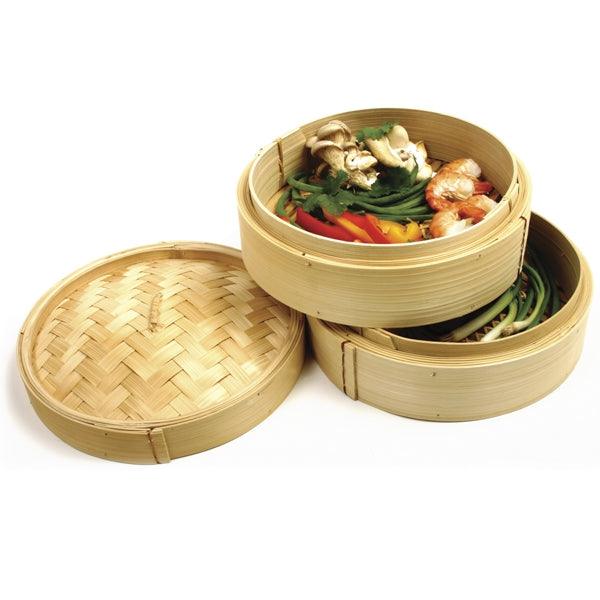 Norpro 2 Tier Bamboo Steamer With Lid 1963 - A Secret Admirer