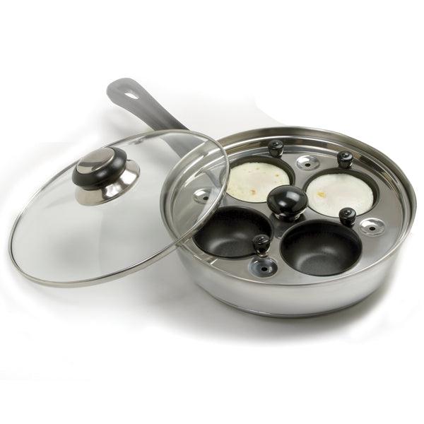 Norpro 4 Egg Poacher/Skillet W/Lid 613 - A Secret Admirer