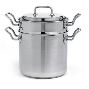 Norpro Krona 3 Piece Stainless Steel 6Qt Steamer/Cooker 622 - A Secret Admirer