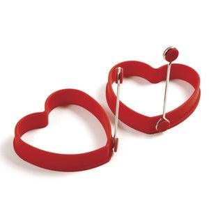 Norpro Silicone Heart Pancake/Egg Rings,2Piece 999R - A Secret Admirer