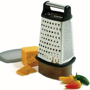 Norpro Stainless Steel 4 Sided Grater W/Catcher 325 - A Secret Admirer
