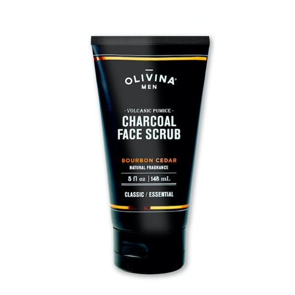 Olivina Men Charcoal Face Scrub with Volcanic Pumice 5oz - A Secret Admirer