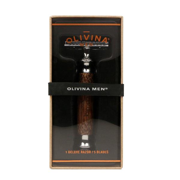 Olivina Men Deluxe Safety Razor Bamboo Handle - A Secret Admirer