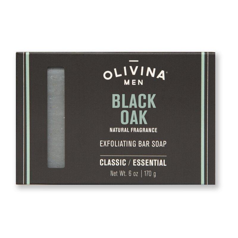 Olivina Men Exfoliating Black Oak Bar Soap 6oz - A Secret Admirer
