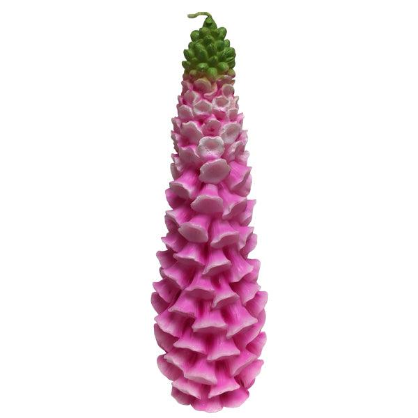 One Hundreds Eighty Degree Foxglove Candle 11 inch - Pink - A Secret Admirer