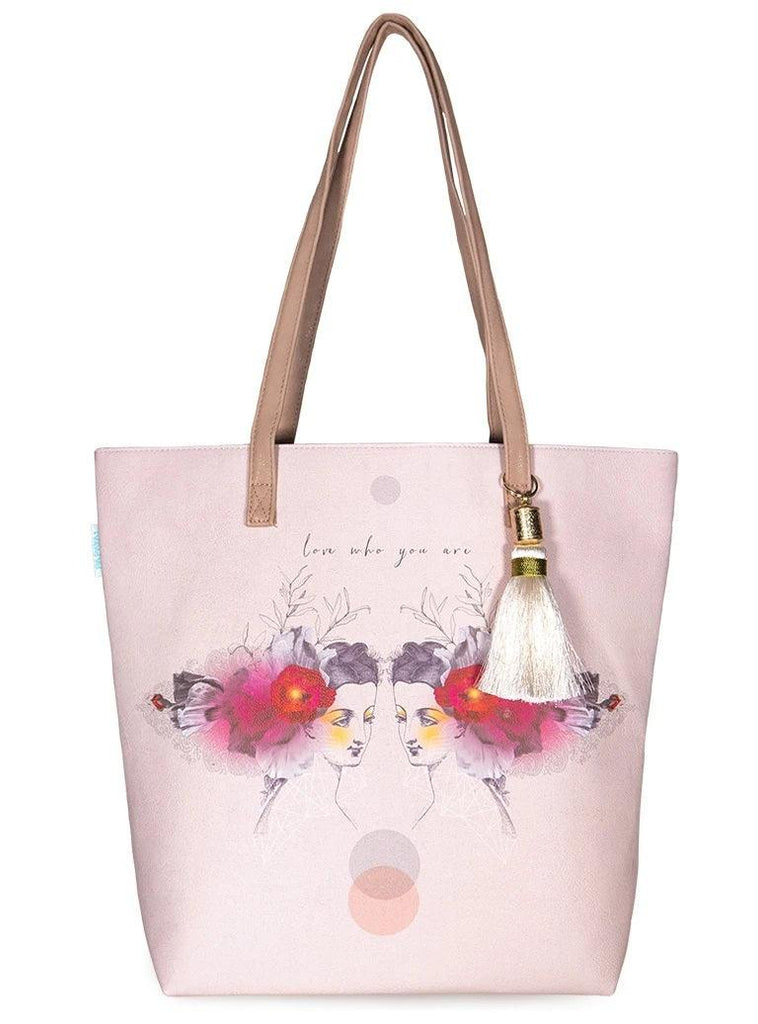 Papaya Muses Reflection Bucket Tote - A Secret Admirer