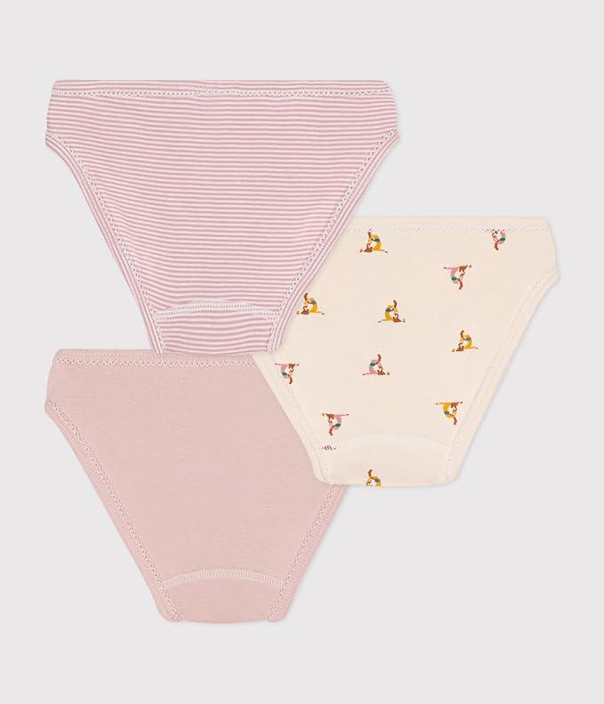 Petit Bateau GIRLS Cotton Knickers PANTIES STRIPED AND PRINTED - 3 - Pack SIZES 2 - 12 YEARS - A Secret Admirer